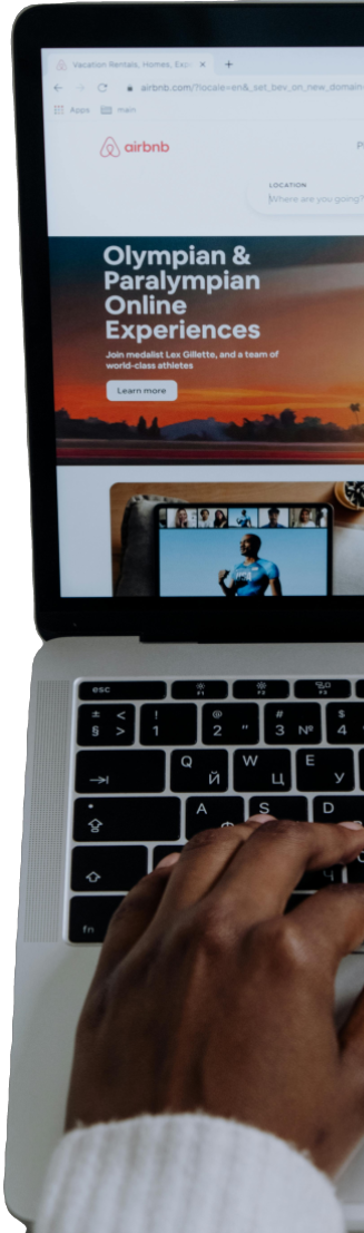 website design notebook screenshot